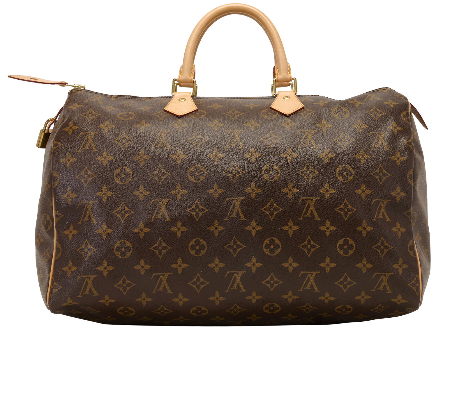 Speedy 40, &pound;650, Handbags, Brown, Canvas, Back view